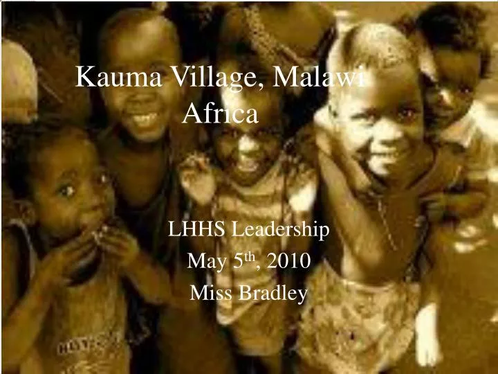 kauma village malawi africa