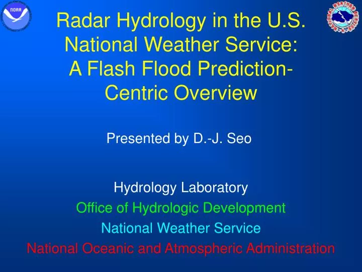 radar hydrology in the u s national weather service a flash flood prediction centric overview