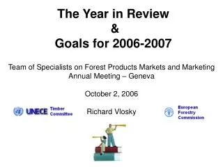 The Year in Review &amp; Goals for 2006-2007