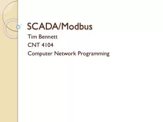 SCADA/ Modbus
