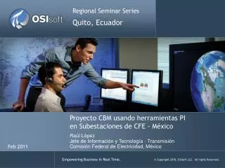 proyecto cbm usando herramientas pi en subestaciones de cfe m xico
