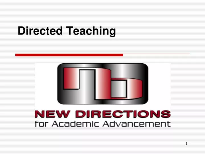 directed teaching