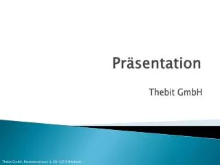 pr sentation