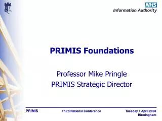 PRIMIS Foundations