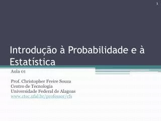 introdu o probabilidade e estat stica