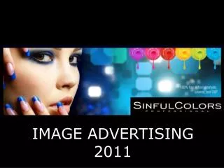 IMAGE ADVERTISING 2011