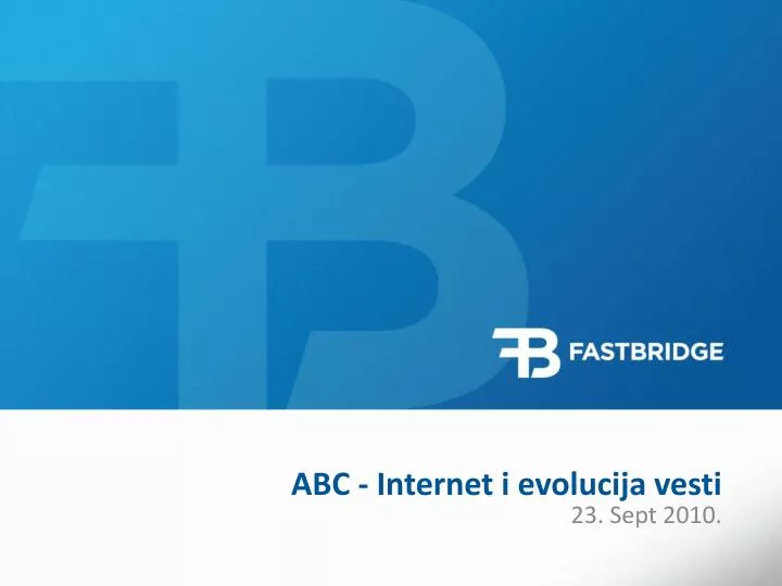 abc internet i e volucija v esti