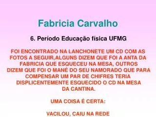 fabricia carvalho
