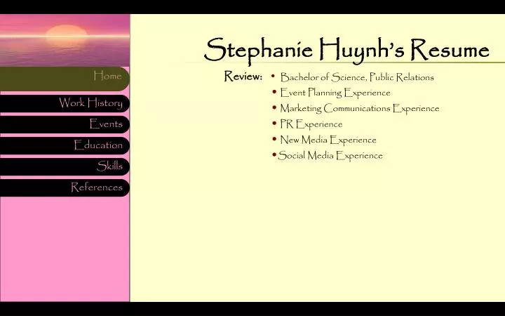 stephanie huynh s resume