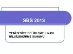 SBS 2013 - slide 1