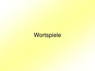 wortspiele
