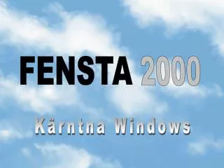 FENSTA