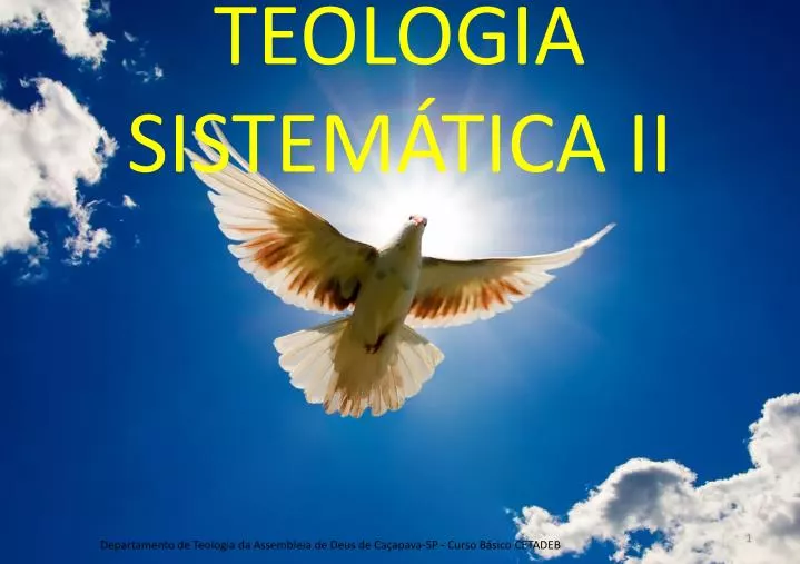 teologia sistem tica ii