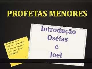 introdu o os ias e joel