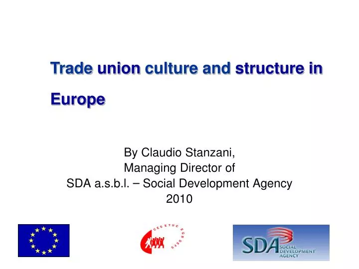 by claudio stanzani managing director of sda a s b l social development agency 2010