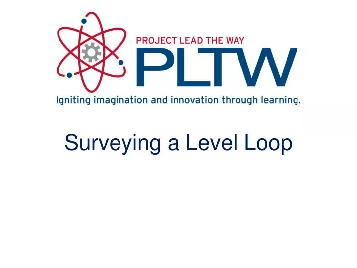 surveying a level loop