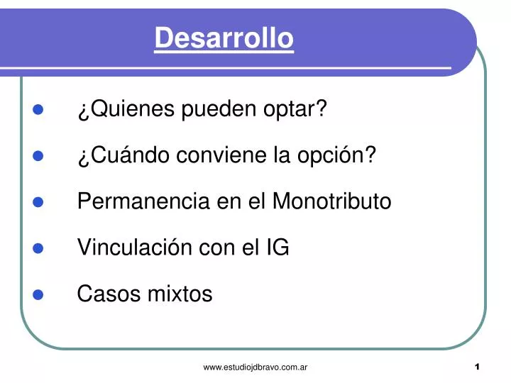 desarrollo