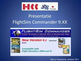 presentatie flightsim commander 9 xx