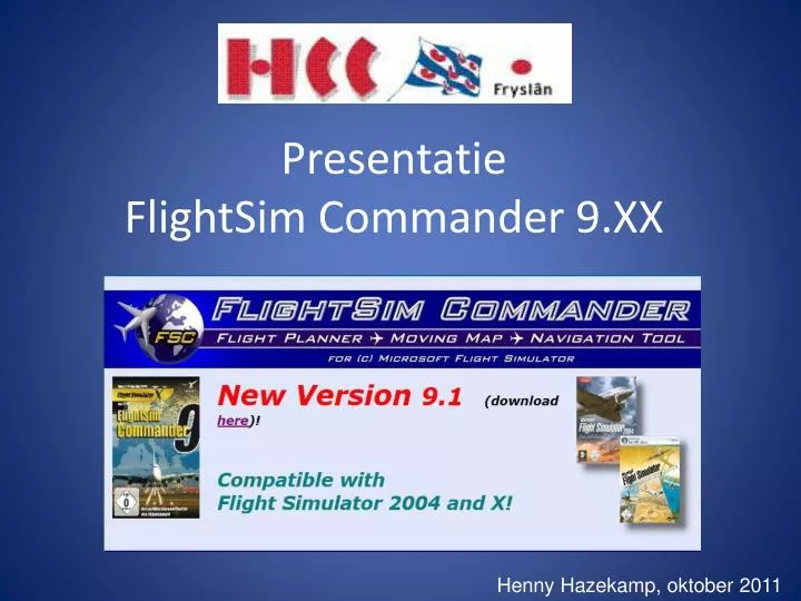presentatie flightsim commander 9 xx