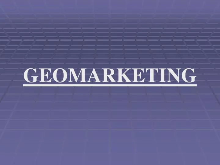 geomarketing