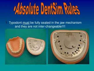 Absolute DentSim Rules