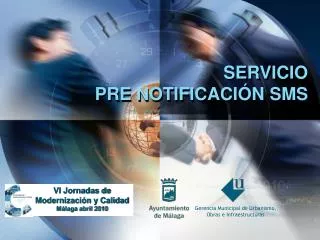 servicio pre notificaci n sms