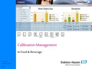 Calibration Management