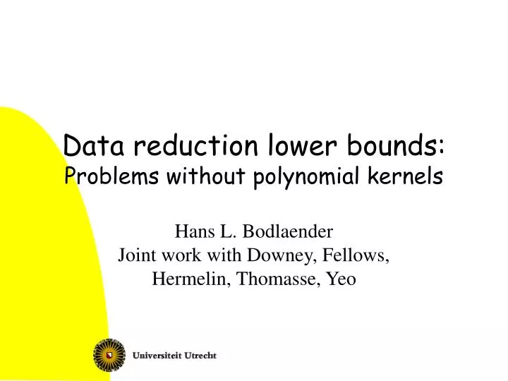 data reduction lower bounds problems without polynomial kernels