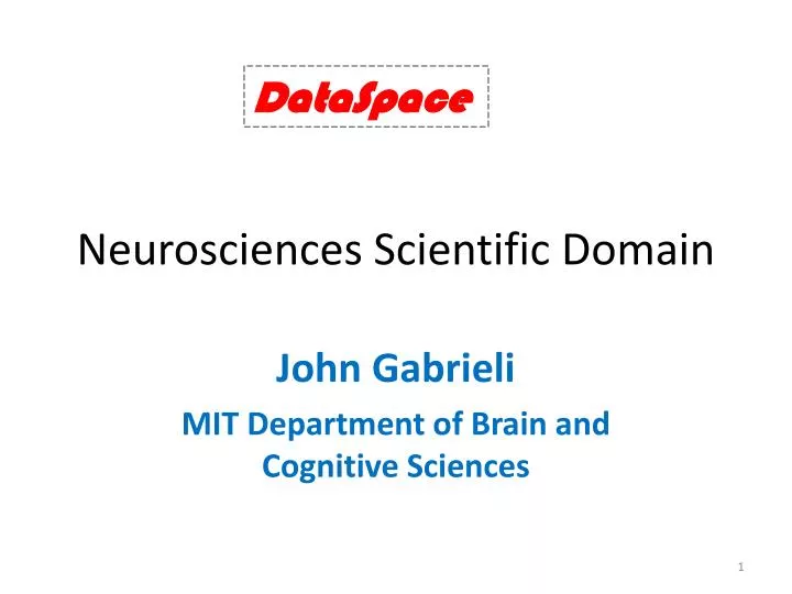 neurosciences scientific domain