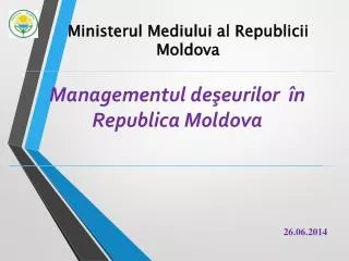 managementul de eurilor n republica moldova