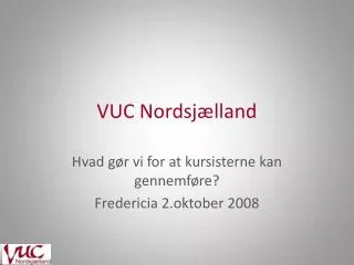 VUC Nordsjælland