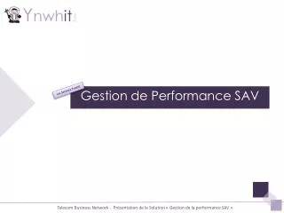 Gestion de Performance SAV