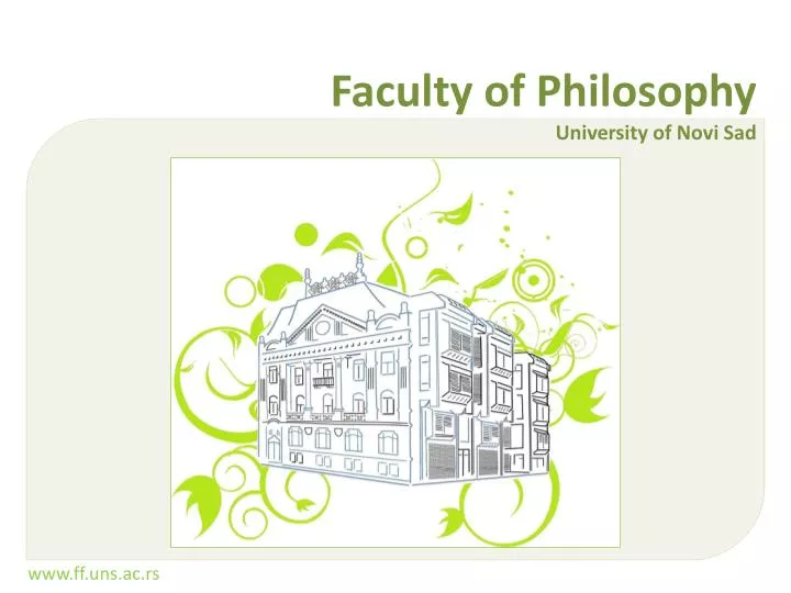 faculty of philosophy university of novi sad