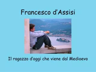 francesco d assisi