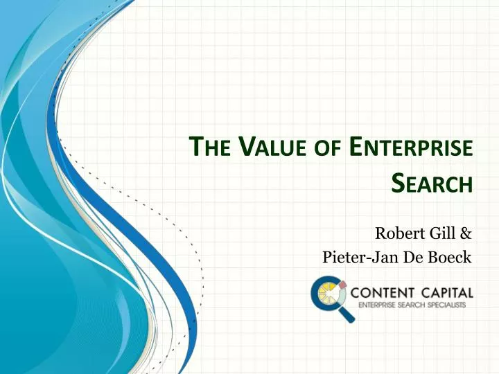 the value of enterprise search