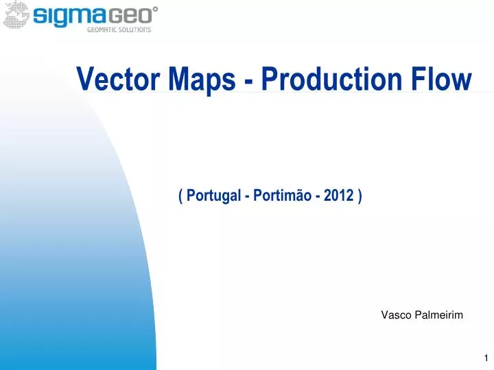 vector maps production flow portugal portim o 2012
