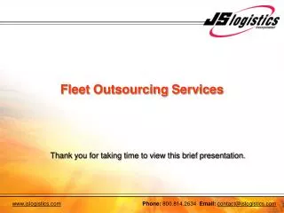 Fleet Outsourcing Services