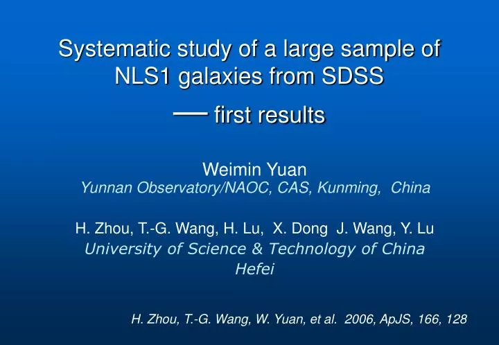 h zhou t g wang h lu x dong j wang y lu university of science technology of china hefei