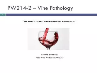 PW214-2 – Vine Pathology
