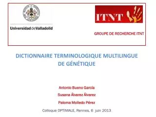 groupe de recherche itnt