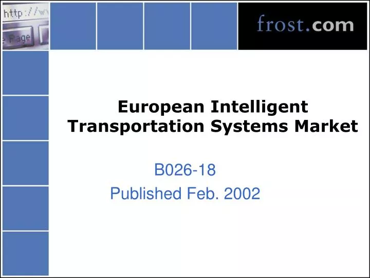 european intelligent transportation systems market