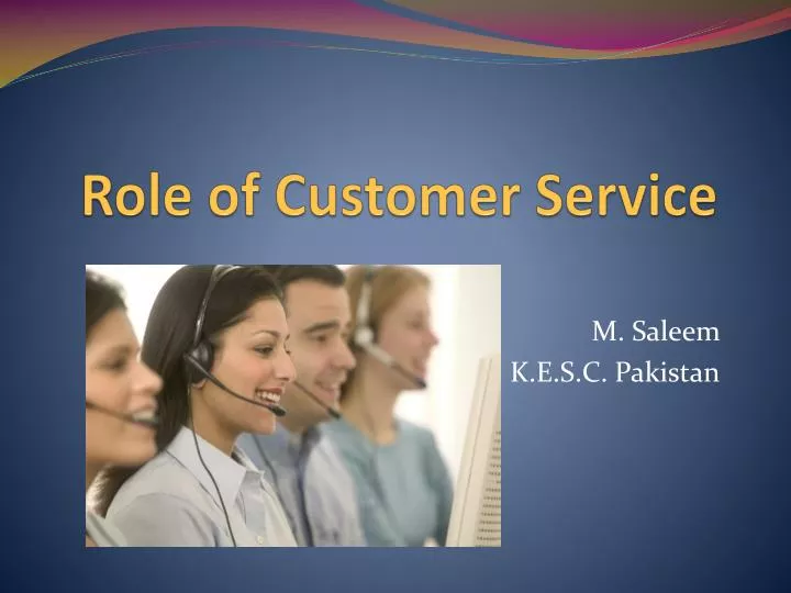role of customer service