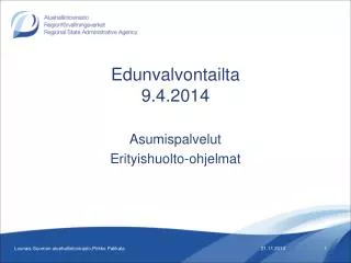 edunvalvontailta 9 4 2014