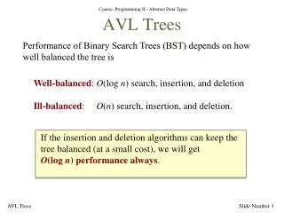 AVL Trees