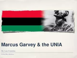 Marcus Garvey &amp; the UNIA