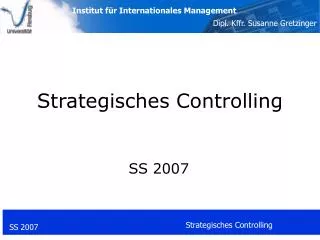 strategisches controlling