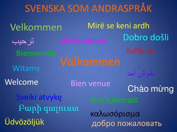 svenska som andraspr k