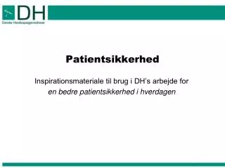patientsikkerhed