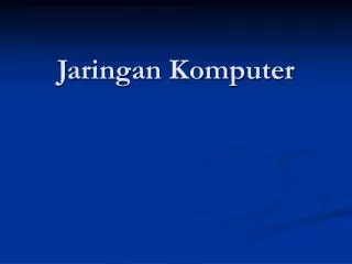 jaringan komputer