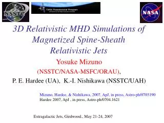 3D Relativistic MHD Simulations of Magnetized Spine-Sheath Relativistic Jets
